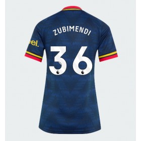 Arsenal Martin Zubimendi #36 Borte skjorte til dame 2026-27 Kortermet